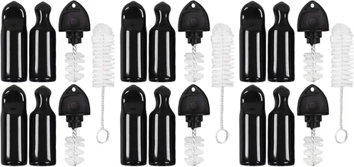 TOPINCN Grifo de cepillos largos para cerveza, barriles de cerveza Kegging para elaborar cerveza Tapón Tapón de cepillo de cepillo de higiene Kit de