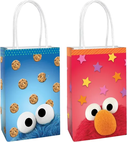 Miniatura 5 de Crea tu propia bolsa de papel con complementos (paquete de 8) - 8.25 x 5 x 3.25 pulgadas - Perfecto para fiestas y regalos de niños, Encanto