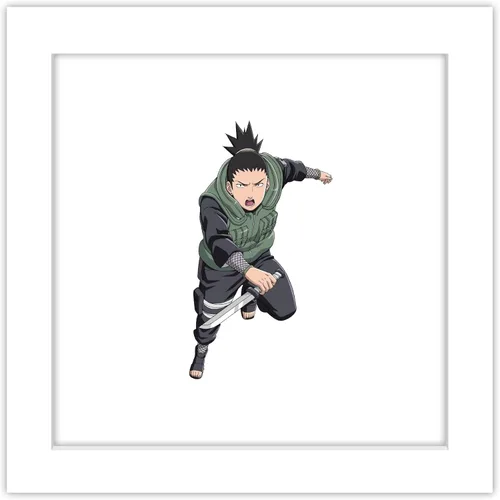 Miniatura 10 de Trends International Gallery Pops Naruto Shippuden - Arte de pared Shikamaru Nara, versión sin marco, 12 x 12 pulgadas