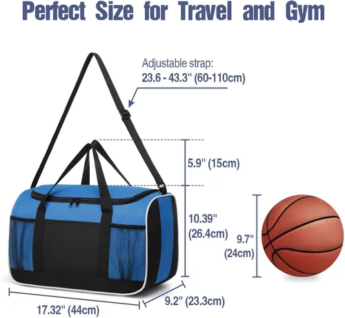 Miniatura 3 de Bolsa de lona, 17 pulgadas BuyAgain, pequeña bolsa de deporte de lona
