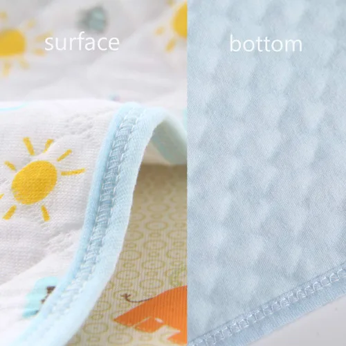 Miniatura 4 de Colchón cambiador para pañales de bebé o niño, hoja impermeable protectora, almohadilla menstrual, paquete de 3, Blanco