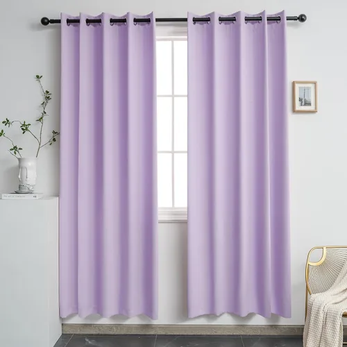 Miniatura 52 de YGO - Cortinas verdes de 183 cm de ancho por 213 cm de largo para dormitorio - Cortinas opacas con ojales en la parte superior, extra anchas