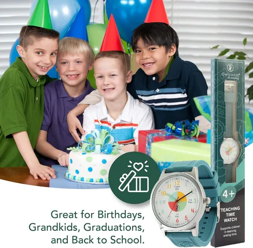 Miniatura 8 de Reloj para niños relojes analógicos para niños Ideal para niños y niñas a partir de 4 años Reloj analógico perfecto para niños herramienta