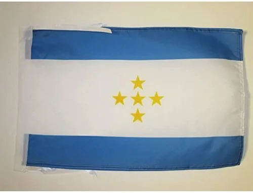 Miniatura 1143 de Bandera de México AZ FLAG, 45.7 x 30.5 cm, con cordones - Pequeñas banderas mexicanas de 30 x 45 cm - Bandera de 45.7 x 30.5 cm