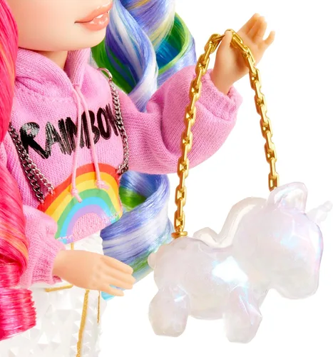 Miniatura 6 de RAINBOW HIGH Creative Crystals Amaya - Muñeca modelo arcoíris de 11.0 in con accesorio de cristal, kit de bricolaje, anillo para ti, juego