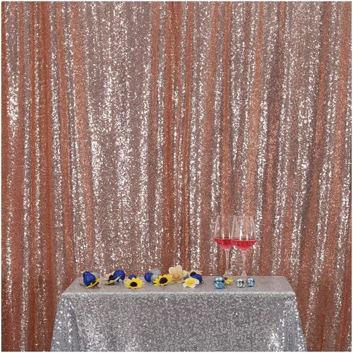 Miniatura 66 de Poise3EHome Cortina de Fondo de Lentejuelas Azul Bebé, Cortina de Fondo de Fotografía de Lentejuelas de 8 pies x 10 pies para Decoración de Fiestas
