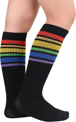 Miniatura 2 de Durio Calcetines de fútbol para niños calcetines de fútbol de algodón suave para niños y niñas calcetines deportivos hasta la rodilla