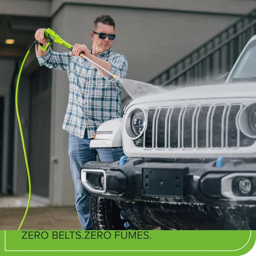 Miniatura 9 de Greenworks Lavadora a presión eléctrica Pro sin escobillas de 3000 PSI (certificado CSA) 2.0 GPM Max / 1.1 GPM