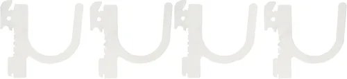 Miniatura 9 de Wall Control 10-UH-003 B Gancho en U ranurado para tablero de clavijas Wall Control solamente, 3 pulgadas, negro