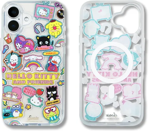 Miniatura 64 de Sonix x Sanrio - Funda para iPhone 15 Pro, compatible con MagSafe, probada en caídas de 10 pies, adivinador Kuromi