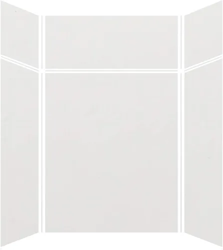 Miniatura 12 de Transolid EWKX483696-41 Expressions - Kit de pared de ducha de 6 paneles con extensión, 36 pulgadas de largo x 48 pulgadas de ancho x 96 pulgadas
