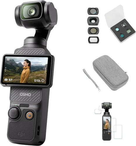 Miniatura 12 de DJI Osmo Pocket 3 Creator Combo, cámaras de vlogging con CMOS de 1 pulgada, cámara de vlog 4K/120fps, estabilización de 3 ejes, seguimiento