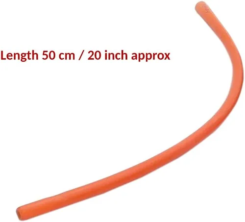 Miniatura 7 de Tubo de colon de goma HealthAndYoga(TM) - extremo abierto 24 FR