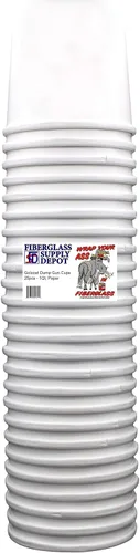 Miniatura 3 de Fiberglass Supply Depot Copas de pistola de gel 25pc -1Qt Paper Cups