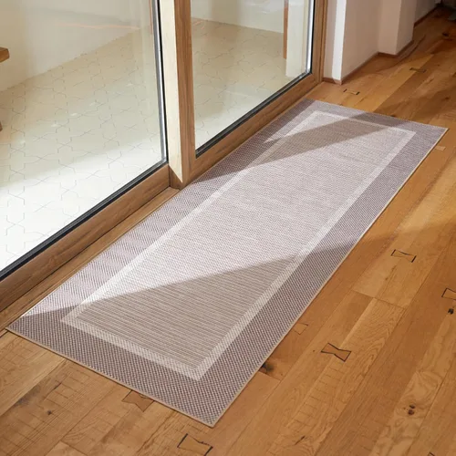 Miniatura 24 de ILANGO Alfombras de Área de Yute para Exteriores, Alfombras Tejidas Lavables para Patio 5'x7', Alfombras Naturales de Estilo Rústico para Áreas