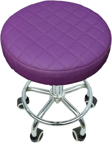 Miniatura 10 de Fundas redondas para taburetes de bar impermeables, cojín de asiento de poliuretano con protectores elásticos, alivia la presión, diámetro de 13