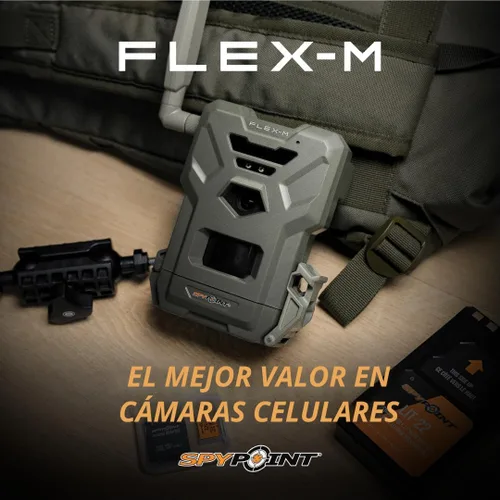 Miniatura 5 de SPYPOINT Flex-M - Cámara de rastro celular – Los mejores accesorios de caza, no necesita WiFi, visión nocturna, activada por movimiento, LTE