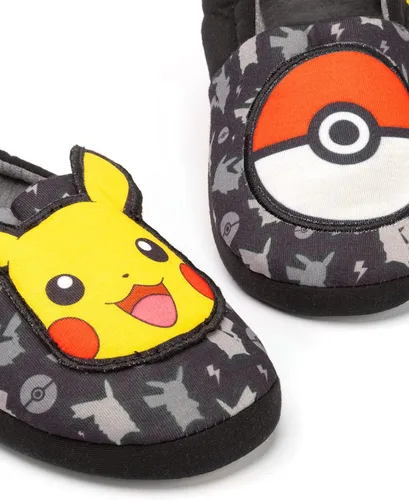 Miniatura 6 de Pokemon Pikachu - Pantuflas para niños y niñas con personajes 3D, Amarillo