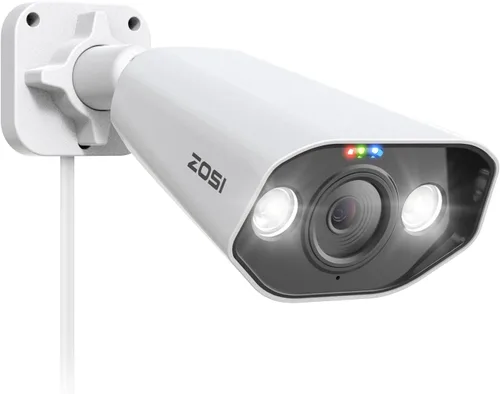 Miniatura 11 de ZOSI Sistema de cámara de seguridad PoE para el hogar con foco 4K de 8 canales, 8 puertos, NVR de 8 canales y 8 MP con disco duro de 2 TB, 4 cámaras