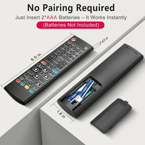 Miniatura 7 de Control remoto retroiluminado para LG Smart TV, reemplazo universal para todos los controles remotos LG TV para un fácil uso nocturno.