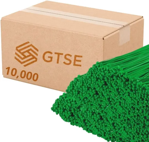 Miniatura 153 de GTSE - Paquete de 100 bridas con cremallera de 20.3 cm, color plateado/gris, 8.06 kg de resistencia, bridas de nailon grises resistentes a los rayos