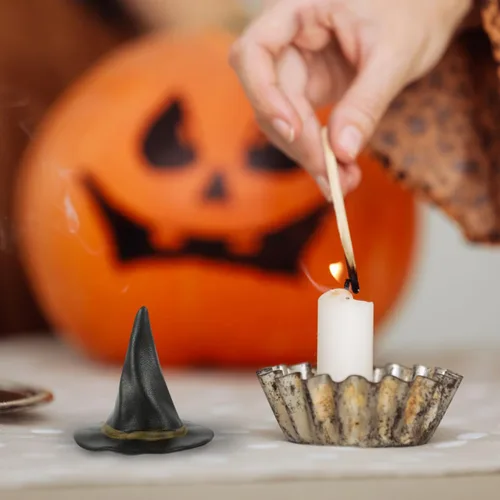 Miniatura 6 de Witch Hat Decoration 24Pcs Miniature Witch Hats for Halloween Party Decor Perfect for Dollhouse Accessories