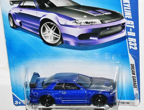 Miniatura 3 de Hot Wheels 2009-156 Dream Garage BLUE 2001 Nissan Skyline GT-R R32 Escala 1:64