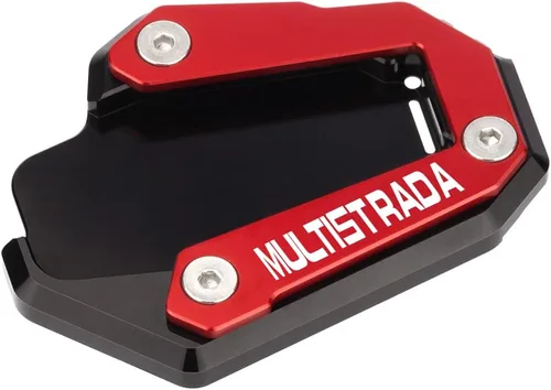 Miniatura 5 de Placa de soporte de extensión para soporte lateral de motocicleta compatible con Ducati Multistrada V4 V4S 950 950S 1200 1200S 1260 1260S Soporte