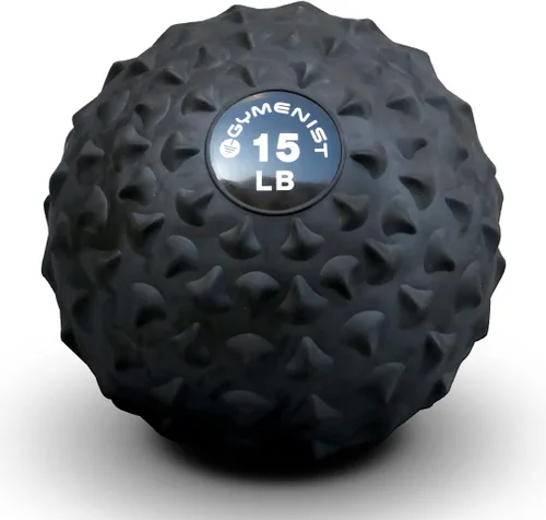 GYMENIST Pesado sin rebote Slam Ball Entrenamiento intensivo Entrenamiento Gimnasio Ejercicio Pesas Equipo