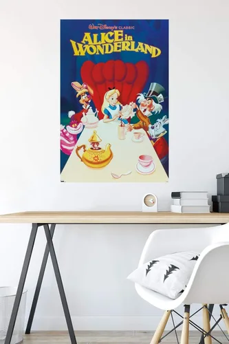 Miniatura 5 de Trends International Disney Alicia en el país de las maravillas - Póster de pared del 70 aniversario, 22.4 pulgadas de largo x 14.7 pulgadas
