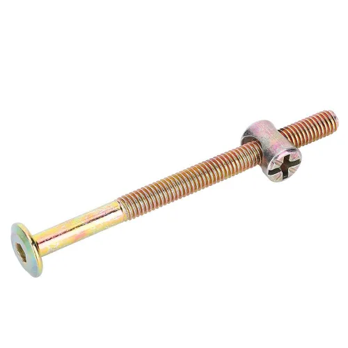 Miniatura 7 de Tornillo de muebles M6, tornillos de cabeza hexagonal para cuna, literas y sillas (3.937 in)