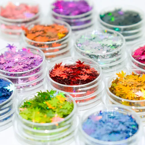Miniatura 6 de Body Glitter Wenida 9 colores 6.70 oz holográfico iridiscente cosmético festival maquillaje polvo grueso para uñas, cabello, ojos y cara