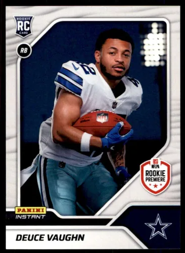 Football NFL 2023 Panini Instant RPS First Look #40 Deuce Vaughn Cowboys