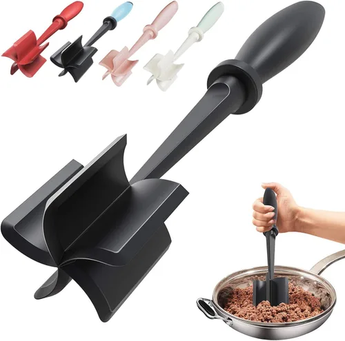 Miniatura 9 de Shadowgallery Paquete de 2 Picadores de Carne, Machacador de Carne Resistente al Calor para Carne de Hamburguesa, Triturador de Carne Molida