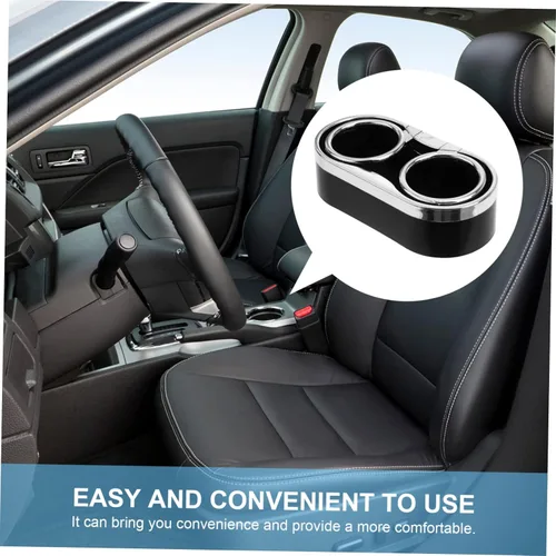 Miniatura 7 de Soporte de doble taza automático para coches, camiones y SUV, soporte estable para bebidas de automóvil, organizador de bebidas de doble agujero