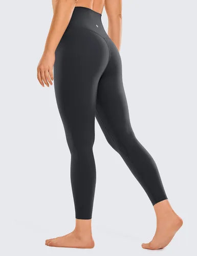 Miniatura 37 de CRZ YOGA Leggings de entrenamiento para mujer con sensación de desnudez cepillada de 25 pulgadas, pantalones de yoga de compresión de cintura alta