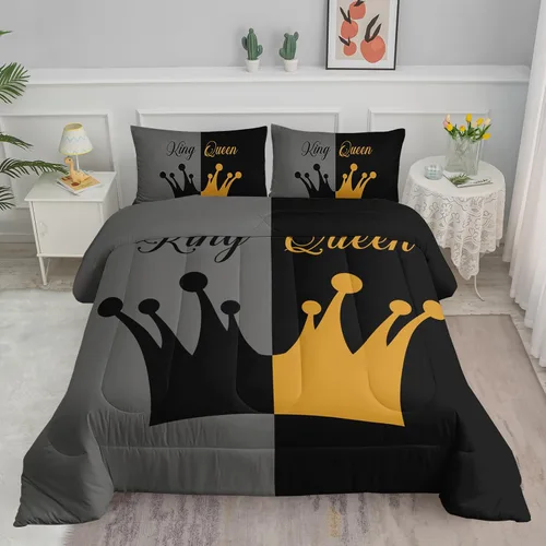 Miniatura 13 de Axolotl Juego de edredón de tigre individual para niños, juego de ropa de cama de animales salvajes para hombres, juego de edredón de mandala