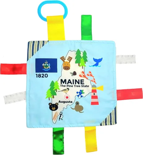Miniatura 24 de Baby Jack & Co - Cochecito de juguete para bebés de 8 x 8 pulgadas, juguete para bebés, juguetes arrugados para desarrollar cinco sentidos, aprende