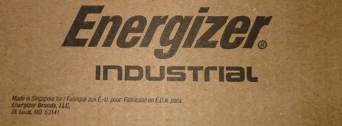 Miniatura 3 de Energizer Baterías alcalinas industriales EN91, AA (caja de 144 baterías), fabricadas en los Estados Unidos o Singapur