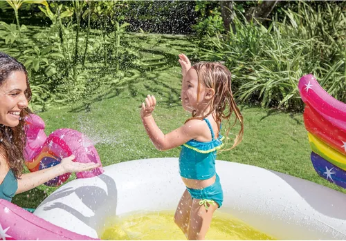 Miniatura 3 de Intex Mystic Unicorn - Piscina inflable, color blanco