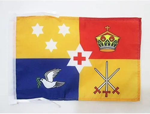 Miniatura 223 de Bandera de México AZ FLAG, 45.7 x 30.5 cm, con cordones - Pequeñas banderas mexicanas de 30 x 45 cm - Bandera de 45.7 x 30.5 cm