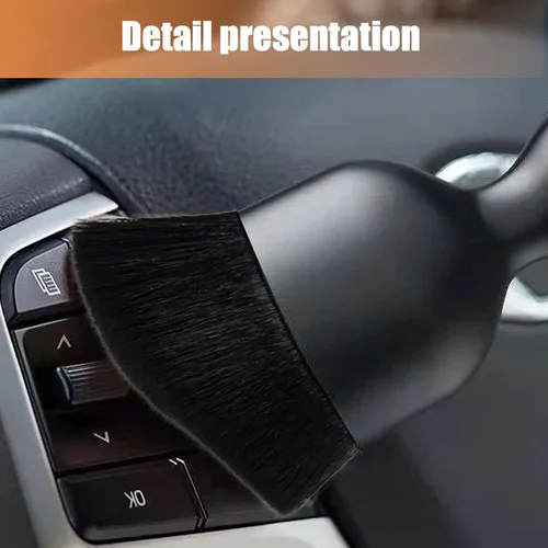 Miniatura 6 de 1 cepillo de polvo para el interior del automóvil, cepillo de detalles automático sin arañazos, cepillo suave de limpieza interior del automóvil