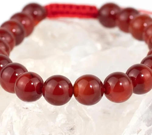 Miniatura 3 de DAZCOLO Pulsera de gemas hecha a mano con piedras preciosas de macramé ajustable de 0.315 in, cuentas redondas, cristales de cuarzo