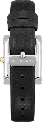 Miniatura 3 de Anne Klein Reloj con correa de cuero para mujer, NegroTwo Tone, Movimiento de cuarzo