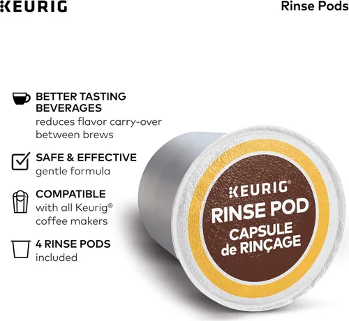 Miniatura 7 de Keurig K-Mini - Cafetera de una sola porción, kit de limpieza negra y de cafetera para mantenimiento, incluye solución de descalcificación