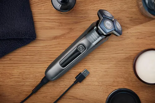 Miniatura 9 de Philips Norelco Shaver 7200 - Afeitadora eléctrica recargable en seco y húmedo con tecnología SenseIQ y recortadora emergente, S7887/82
