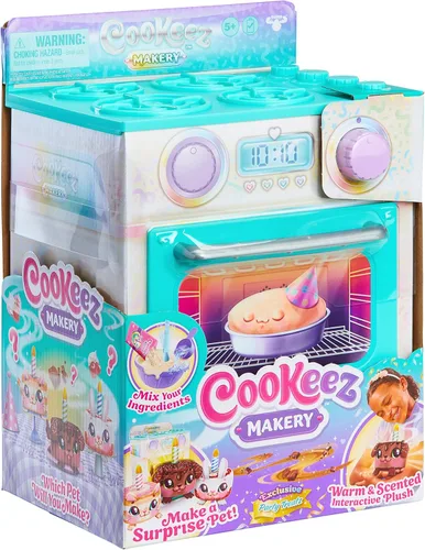 Miniatura 2 de Cookeez Makery Horno de dulces para fiestas, mezcla a tu amigo abrazos. Caliente la mezcla de masa y crea un pastel de cumpleaños interactivo cálido