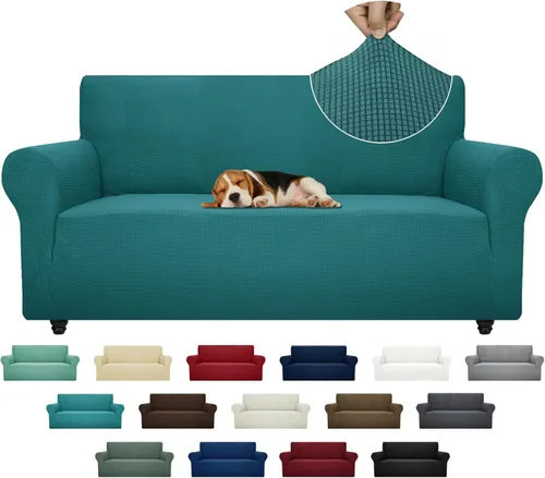 Miniatura 47 de ZNSAYOTX Funda súper elástica para silla (30"-47"), nuevas fundas de silla a rayas para sala de estar, aptas para perros y mascotas, protector