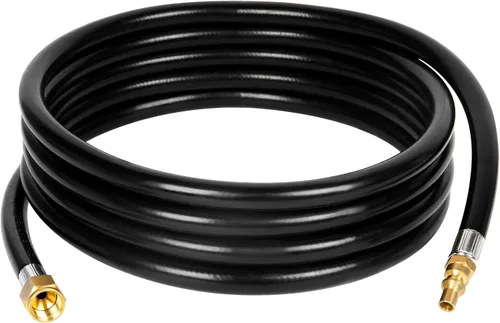 GASPRO Manguera de propano de conexión rápida de 12 pies para RV para parrilla de camping, estufa Camp Chef, cuenco de fuego Outland, hoguera