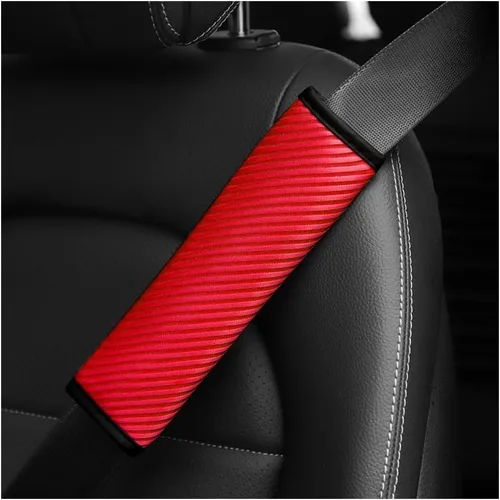 Miniatura 7 de AUCELI 2 fundas para cinturón de seguridad para automóvil, correas transpirables para cinturón de seguridad que ayudan a proteger tu cuello